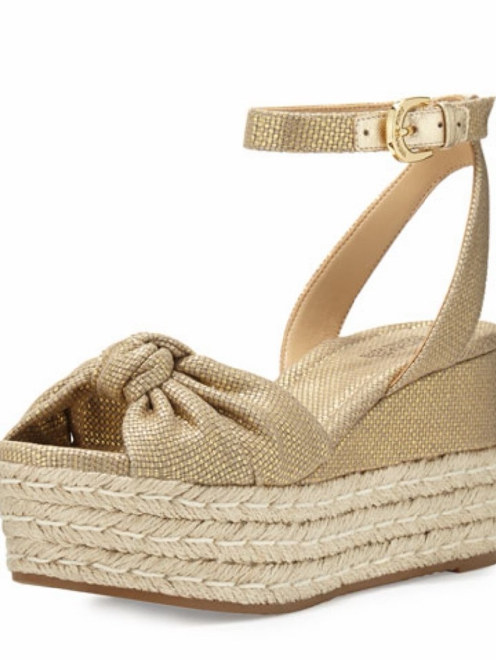 Michael Kors Maxwell Mid Wedge Sandals Sz 8.5